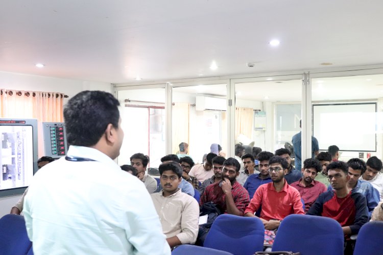 Students from Adi Shankara Institute of Engineering and Technology attending the 5 day Workshop on Instrumentation and Control System