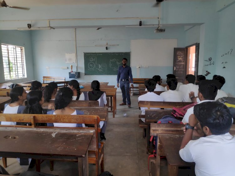 Seminar for MSC Electronics and Communication System Students at Nehru Arts and Science College